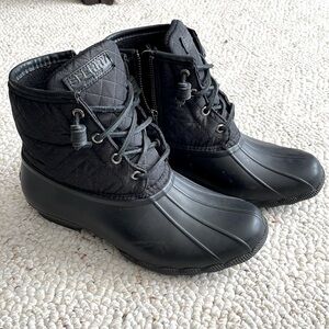 Sperry Women's black Saltwater
Duck Boot